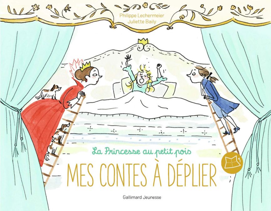 Livre enfants La princesse au petit pois Mes contes à déplier