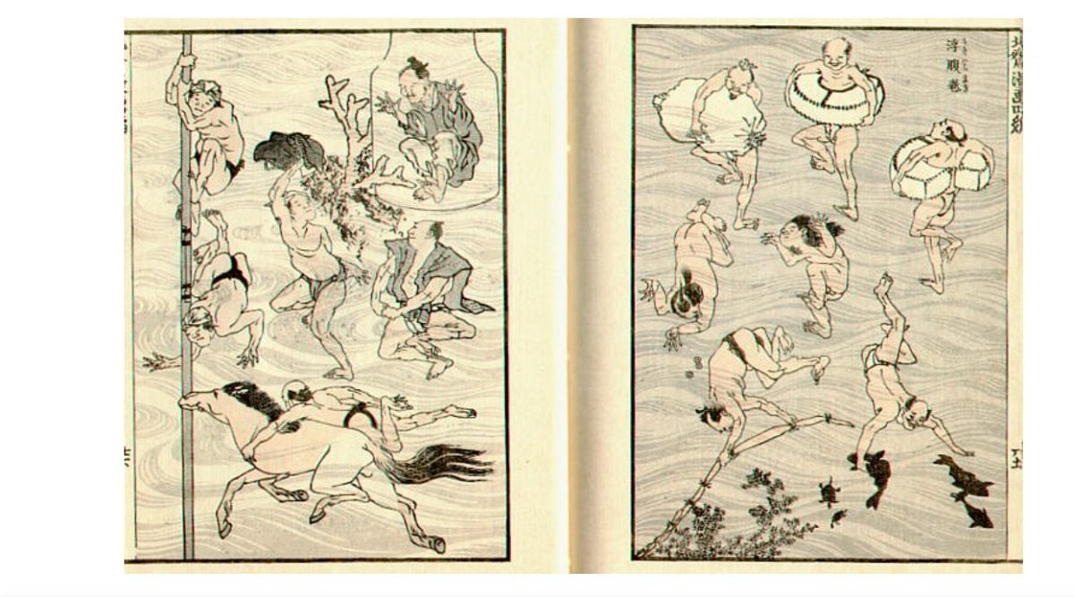 Hokusai manga histoire