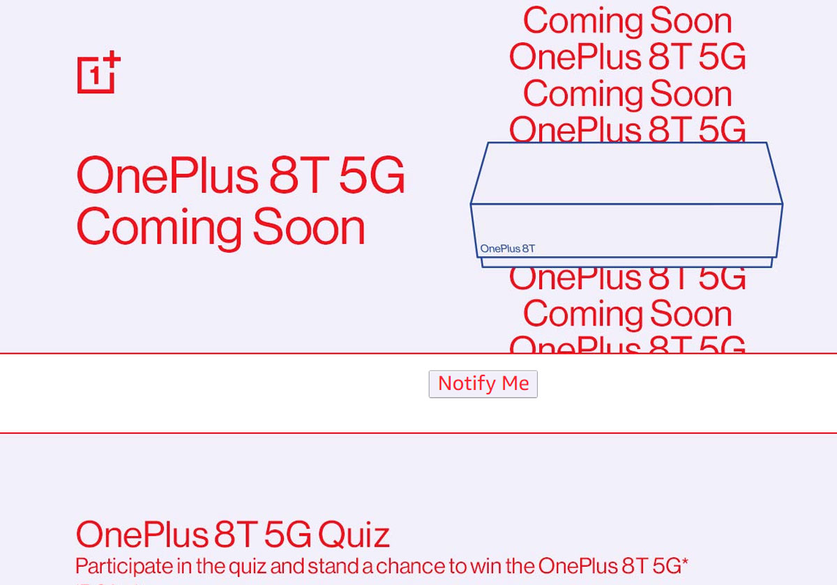 OnePlus 8T - Il n'y a pas de OnePlus 8T Pro