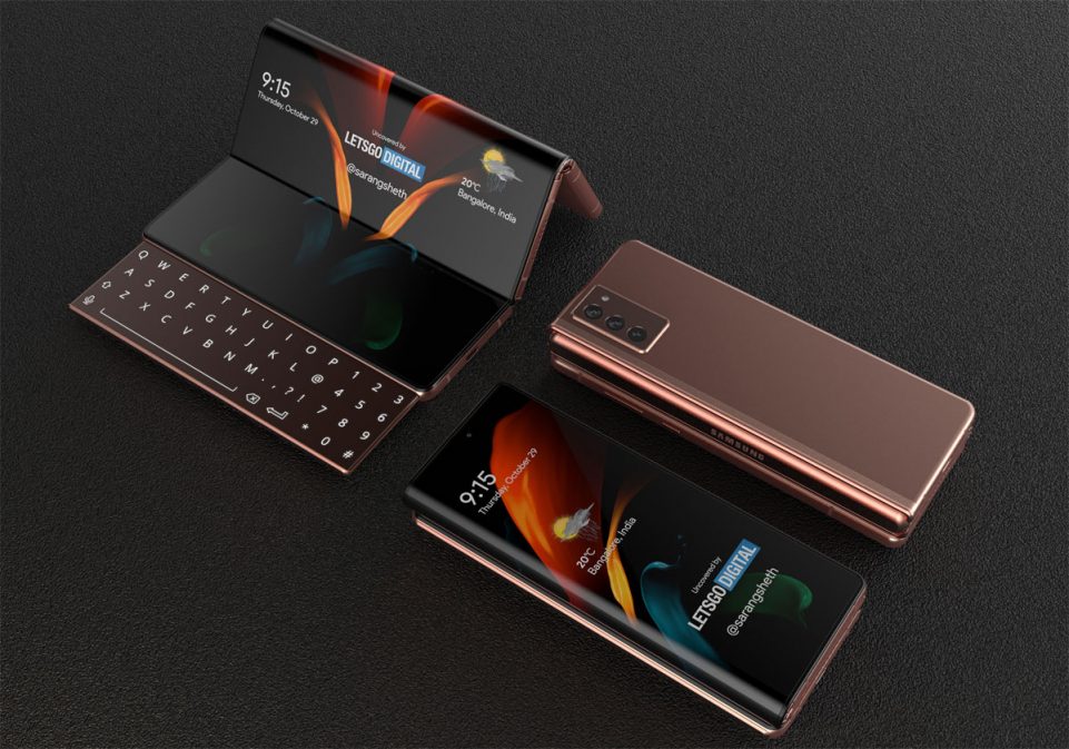 Samsung Galaxy Z Fold 3 découverte d'un brevet