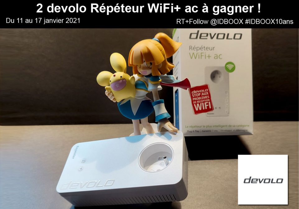 Deux répeteurs WiFi Devolo à gagner
