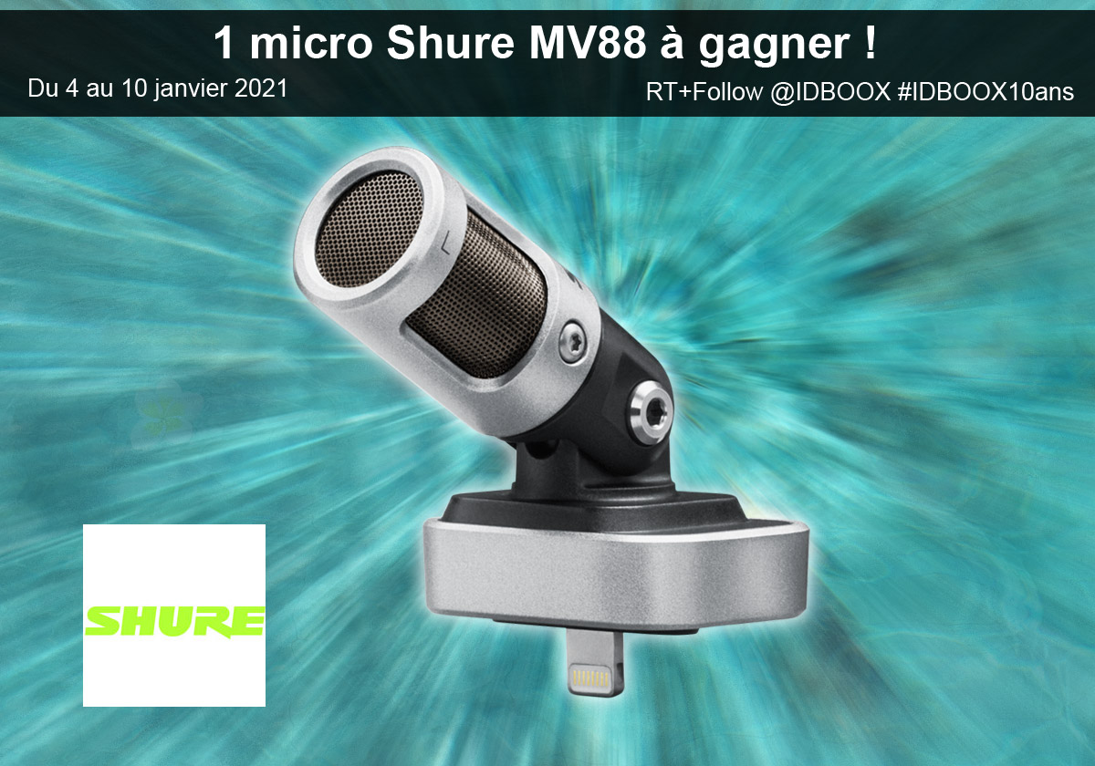 Un micro Shure MV88 pour iPhone et iPad à gagner