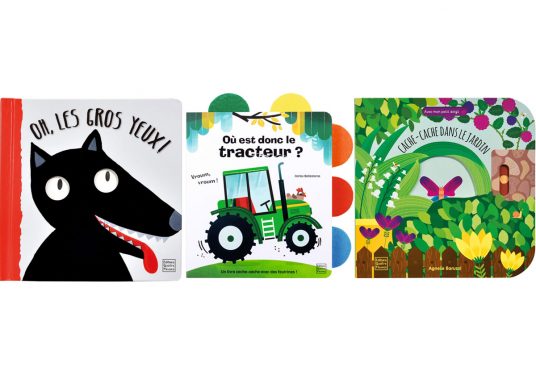 3 livres pour les enfants de 0 – 3 ans à croquer et à jouer