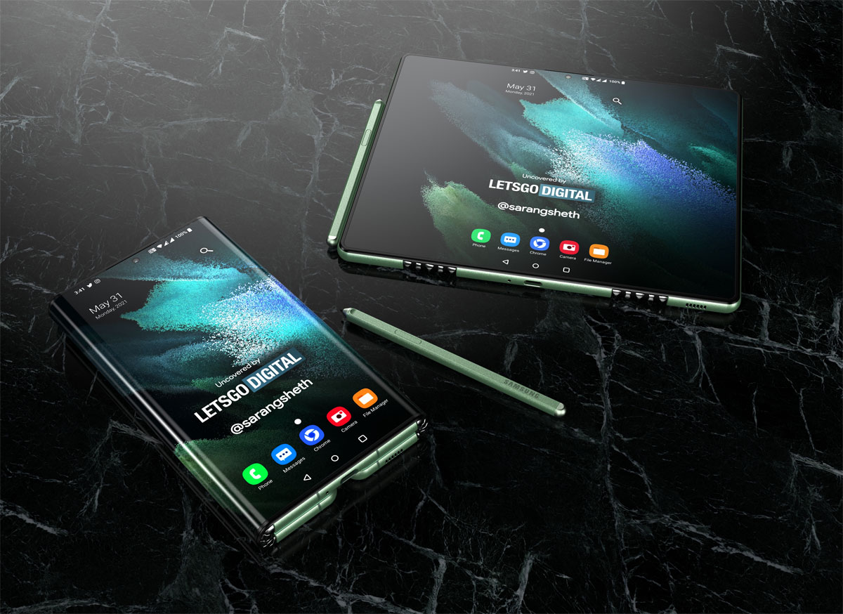 SAmsung dépose une brevet pour une tablette avec une écran pliable en trois