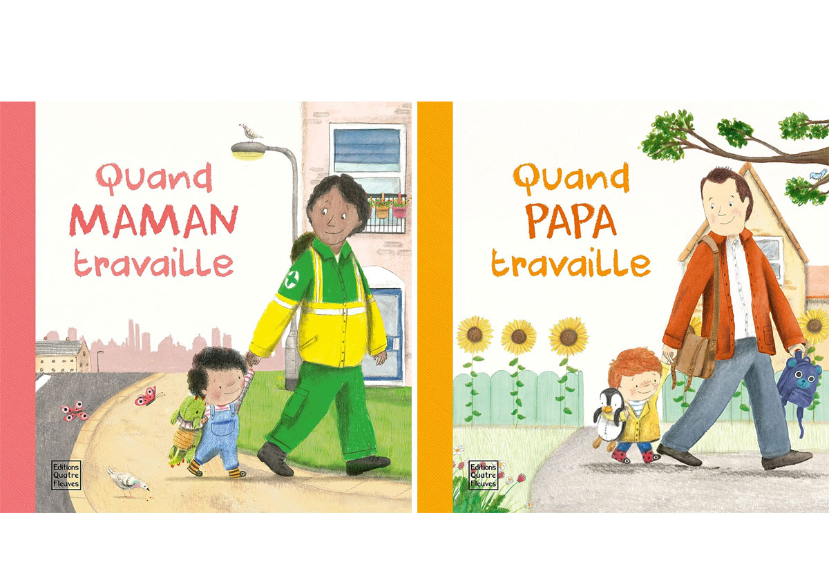 Livre enfant - Quand papa et maman travaillent