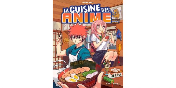 Livre La cuisine des animés plein de recettes en provenance du Japon