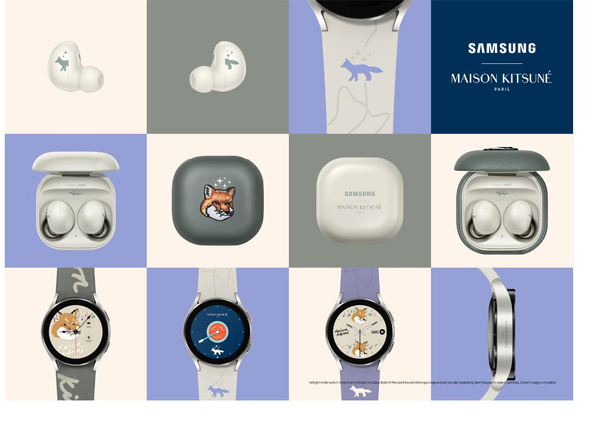 Samsung-Maison-Kitsune-Galaxy-Watch4-et-Galaxy-Buds2jpg