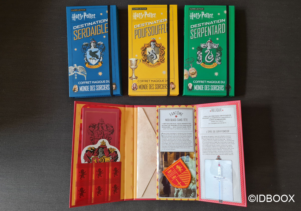 Des coffrets magiques Harry Potter avec plein de goodies à l'intérieur