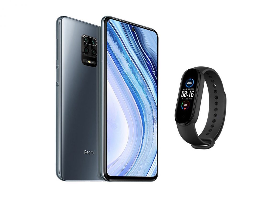 bon plan Pack-Xiaomi-Redmi-Note-9-Pro--Bracelet-connecte-Mi-Smart-Band-5