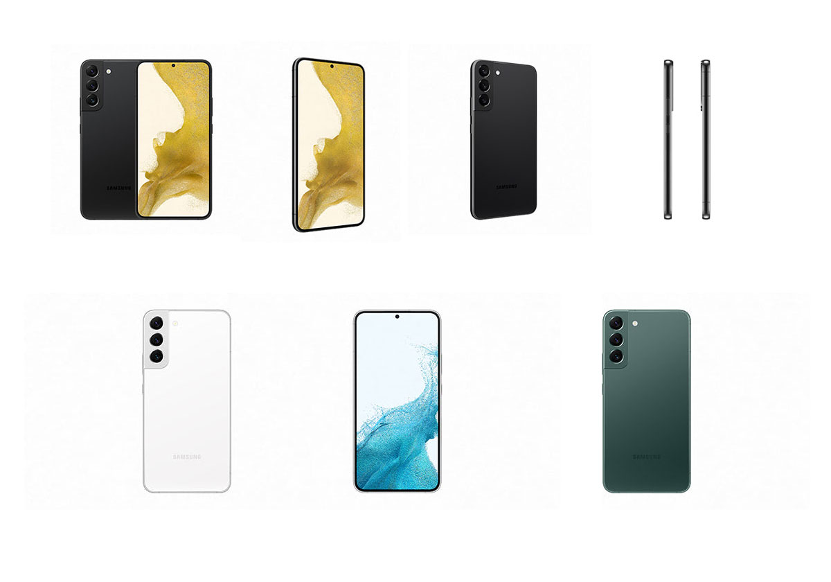 Samsung Galaxy S22 Plus - Des visuels de toutes le couleurs