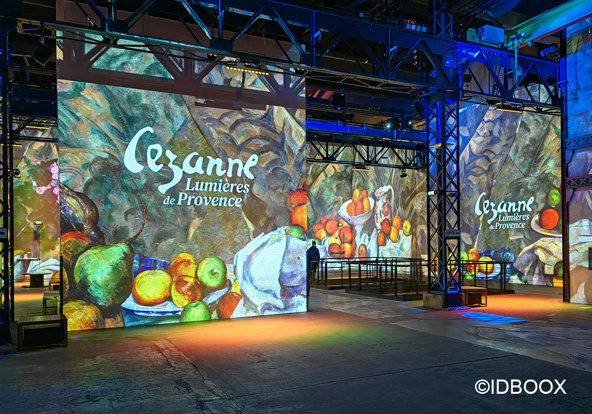 Expo Cezanne et Kandinsky à l'Atelier des Lumières 