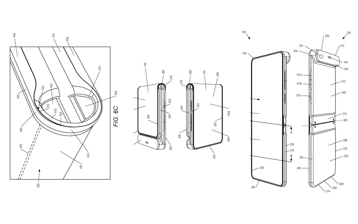 Motorola dépose un brevet d'un nouveau smartphone pliable