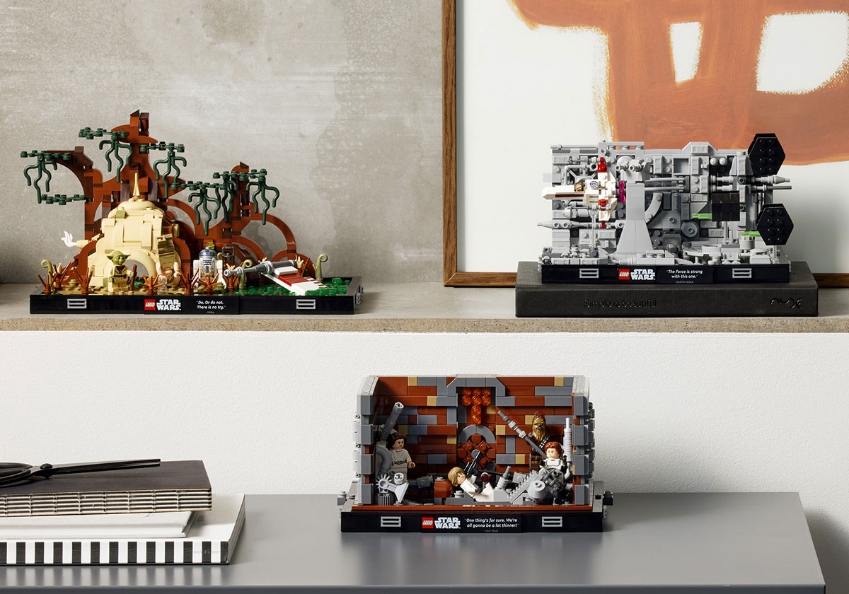 LEGO lance 3 nouveaux dioramas Star Wars incroyables