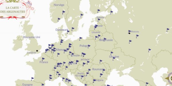 argonautes carte interactive litteraire europe