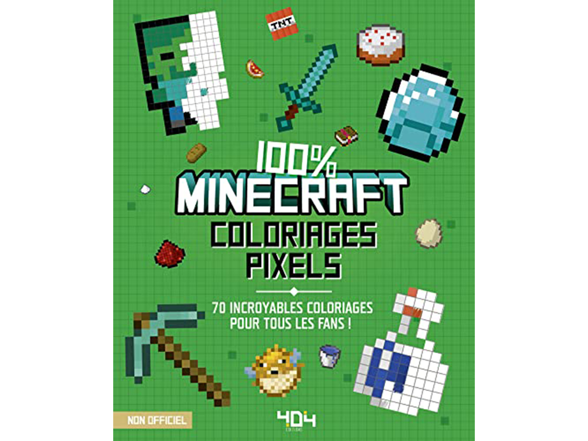 minecraft cahier coloriage