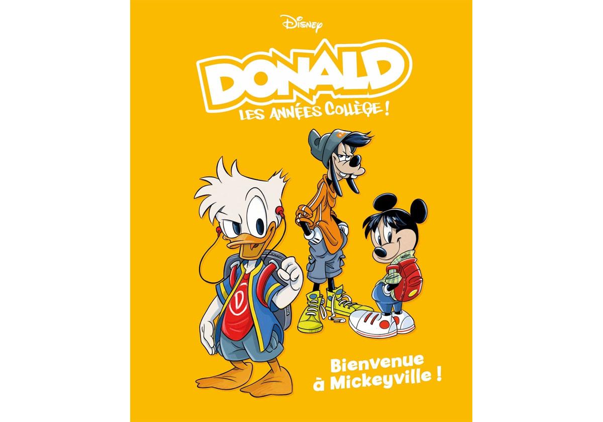 Donald retourne au collège dans une nouvelle collection de BD