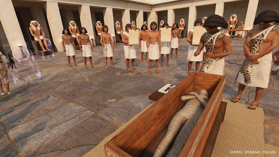 Horizon de Kheops expo realite virtuelle egypte pharaon 