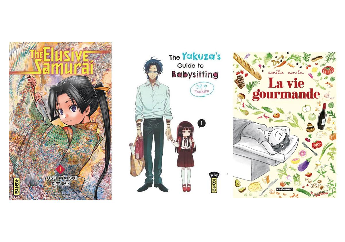 Conseils de lecture BD et manga pour le week-end