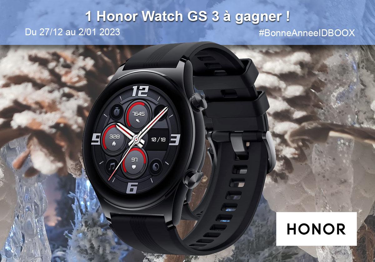1 montre connectée Honor Watch GS 3 à gagner sur idboox.com