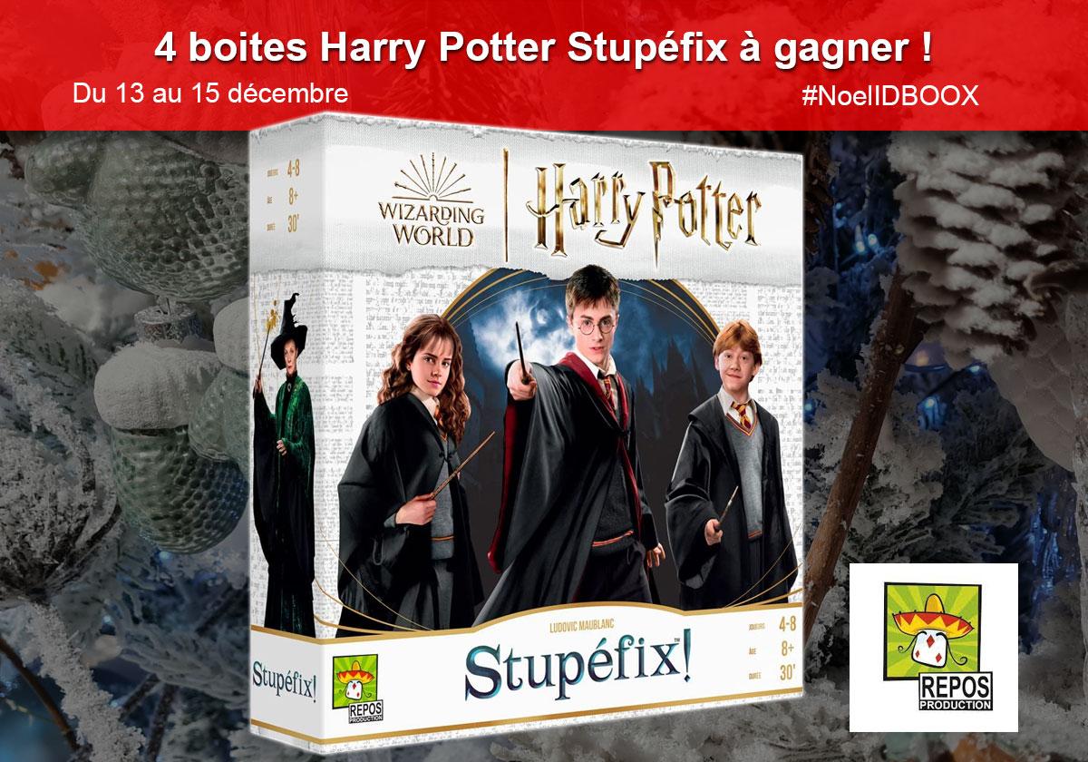 Jeu-concours - Le jeu de société Harry Potter Stupéfix – 4 boites