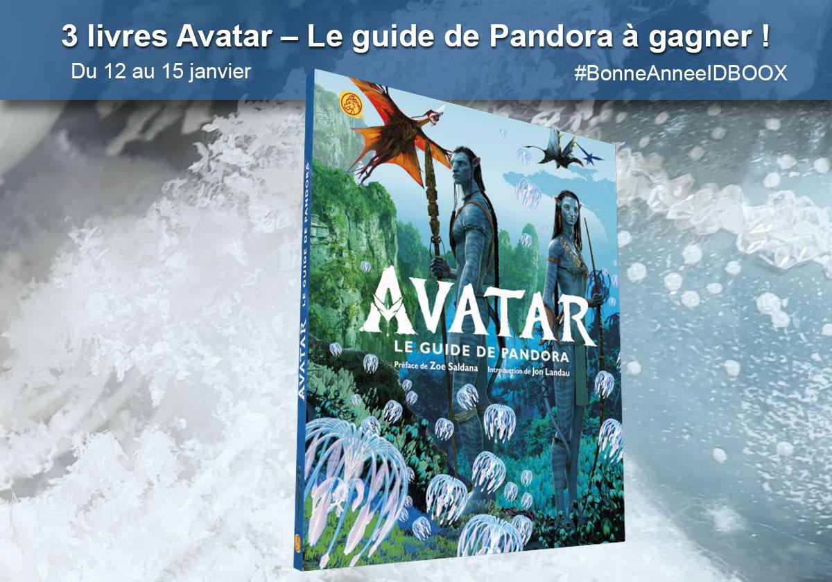 Trois livres Avatar Le guide de Pandora à gagner