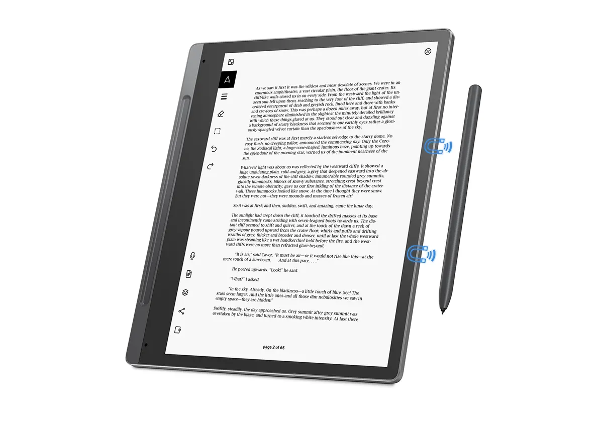 CES 2023 – Lenovo Smart Paper : un écran E-Ink pour la prise de