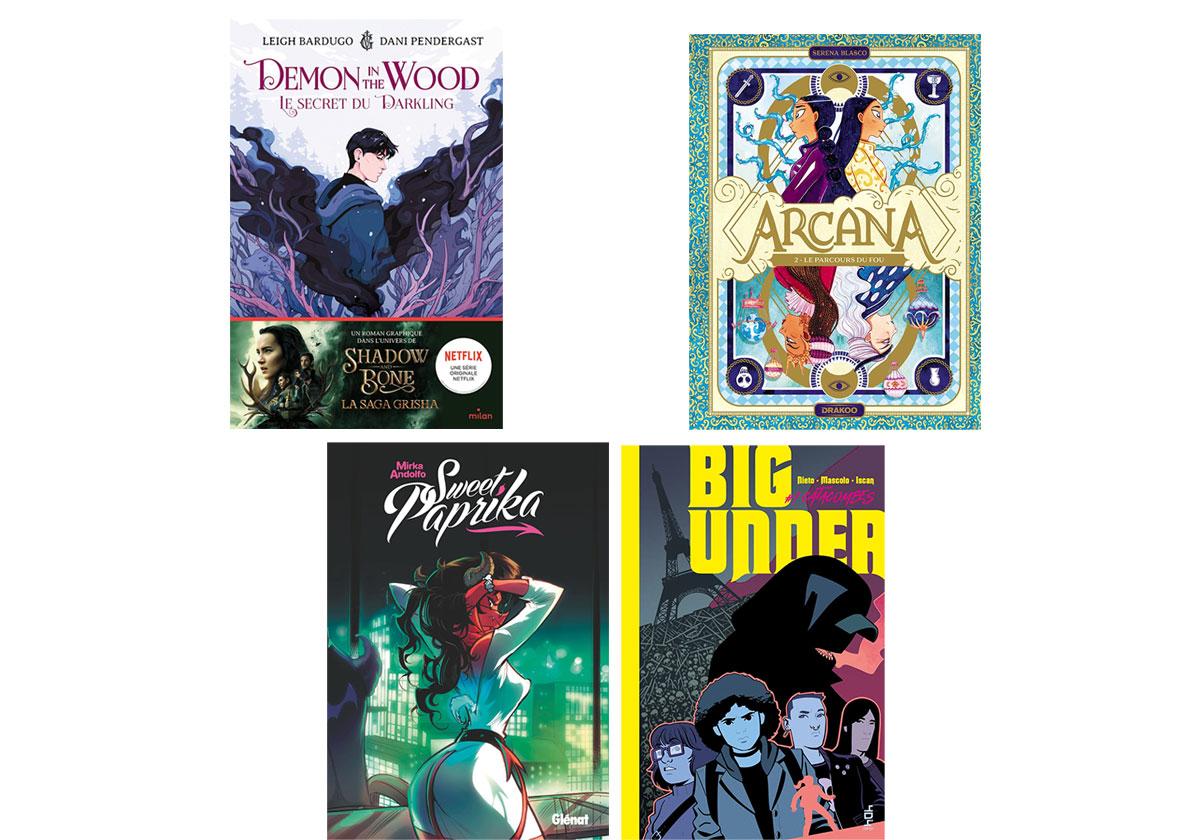 Conseils de lecture - 4 BD et Comics pour ado à lire ce week-end