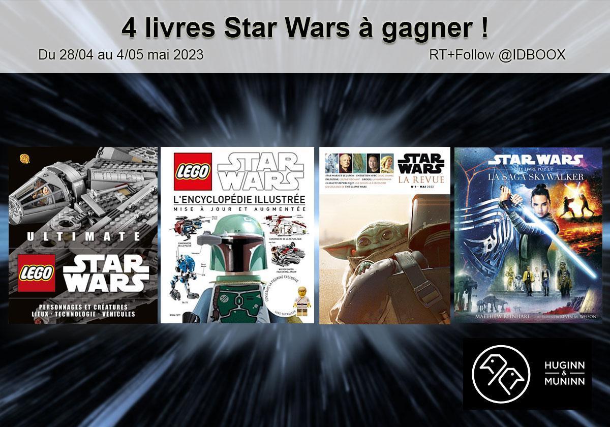 4 Livres Star Wars à gagner pour fêter May The 4th