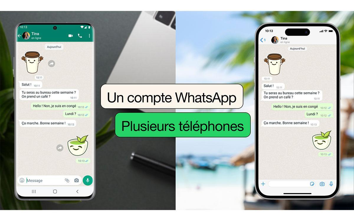 Un compte WhatsApp peut maintenant être lié à plusieurs smartphones
