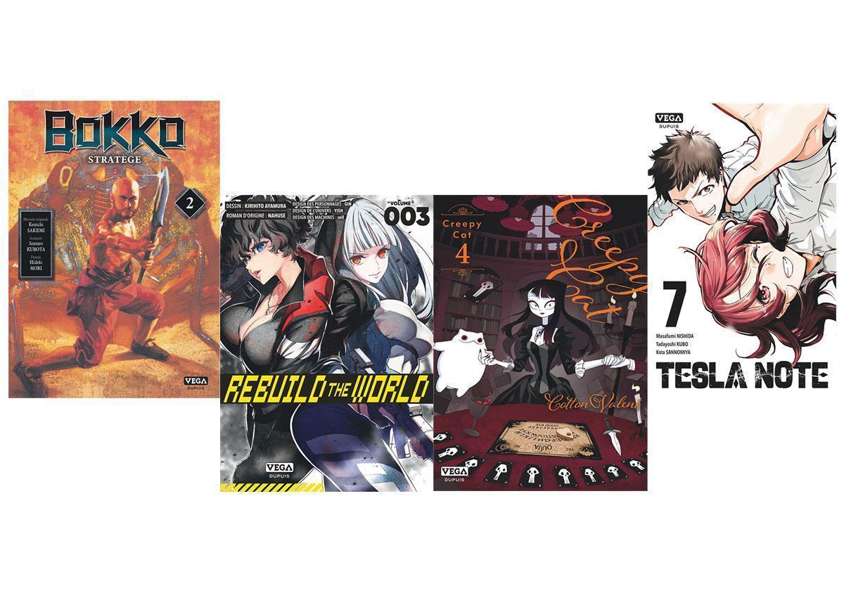 Conseils de lecture - 4 Manga plein d'action et d'aventure