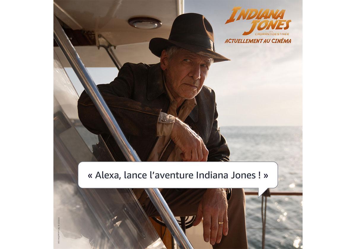 Indiana Jones part à l’aventure avec Alexa d’Amazon