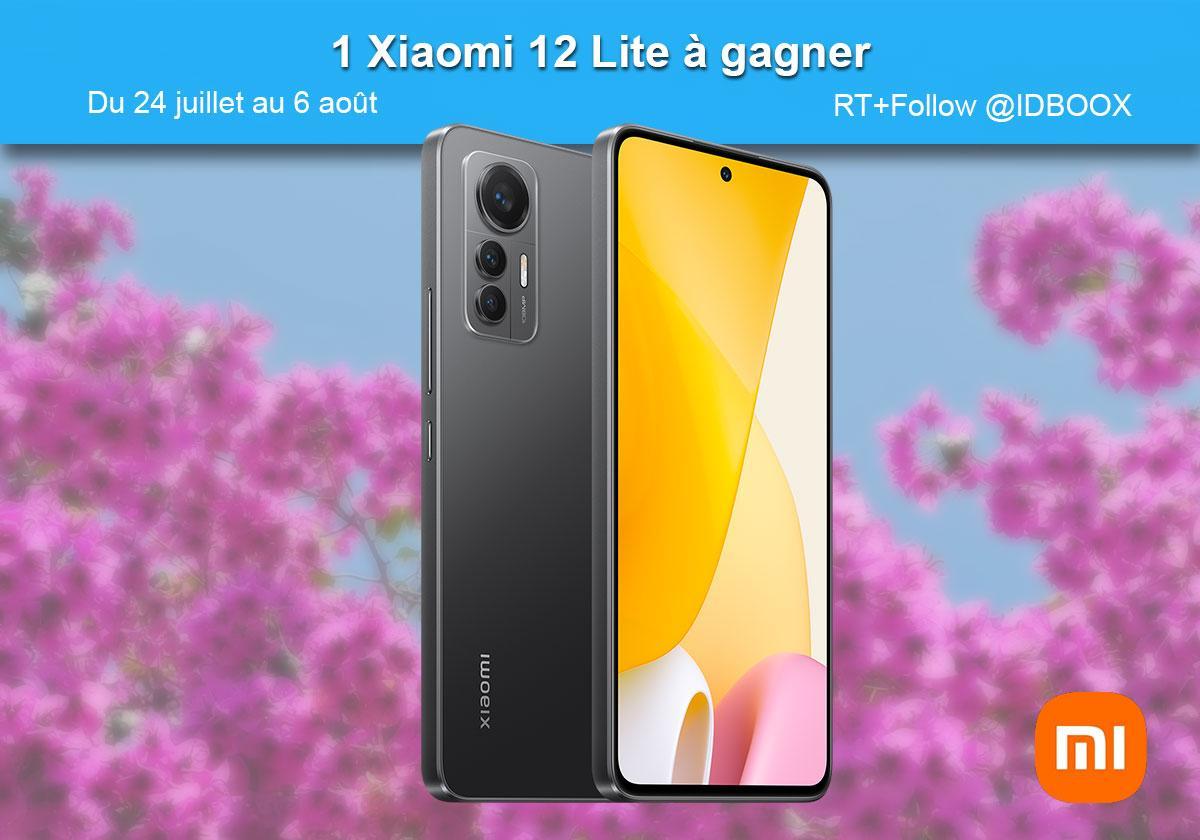 Un smartphone Xiaomi 12 Lite à gagner sur idboox