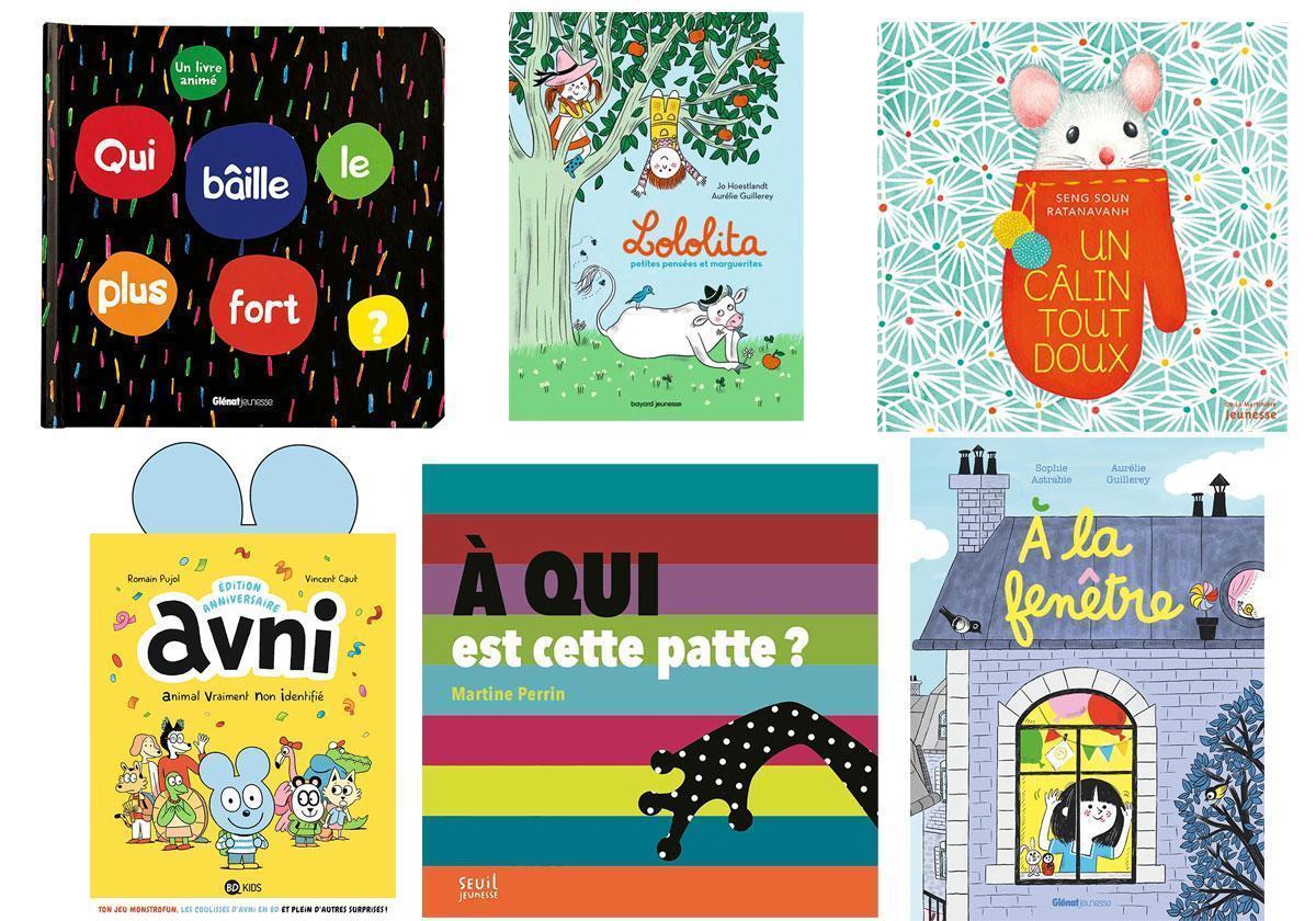 6 livres pour enfants de 0 à 5 ans tout doux à lire pour la rentrée
