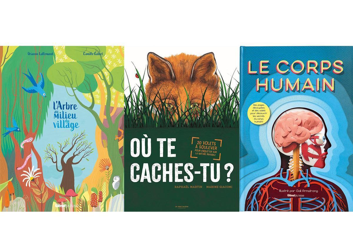 3 très beaux livres pour les enfants pour apprendre la nature et le corps humain