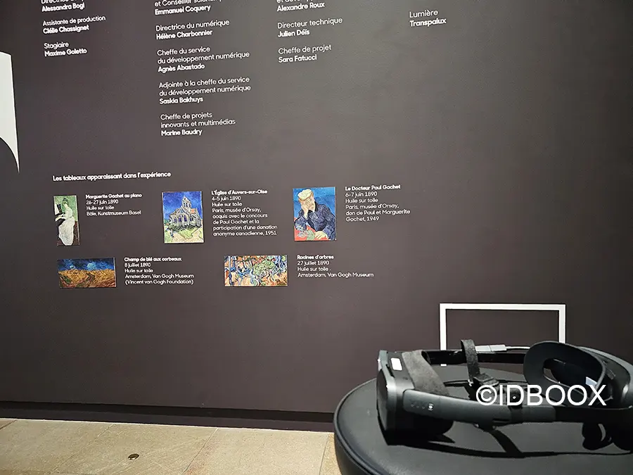 la palette de Van Gogh expo VR