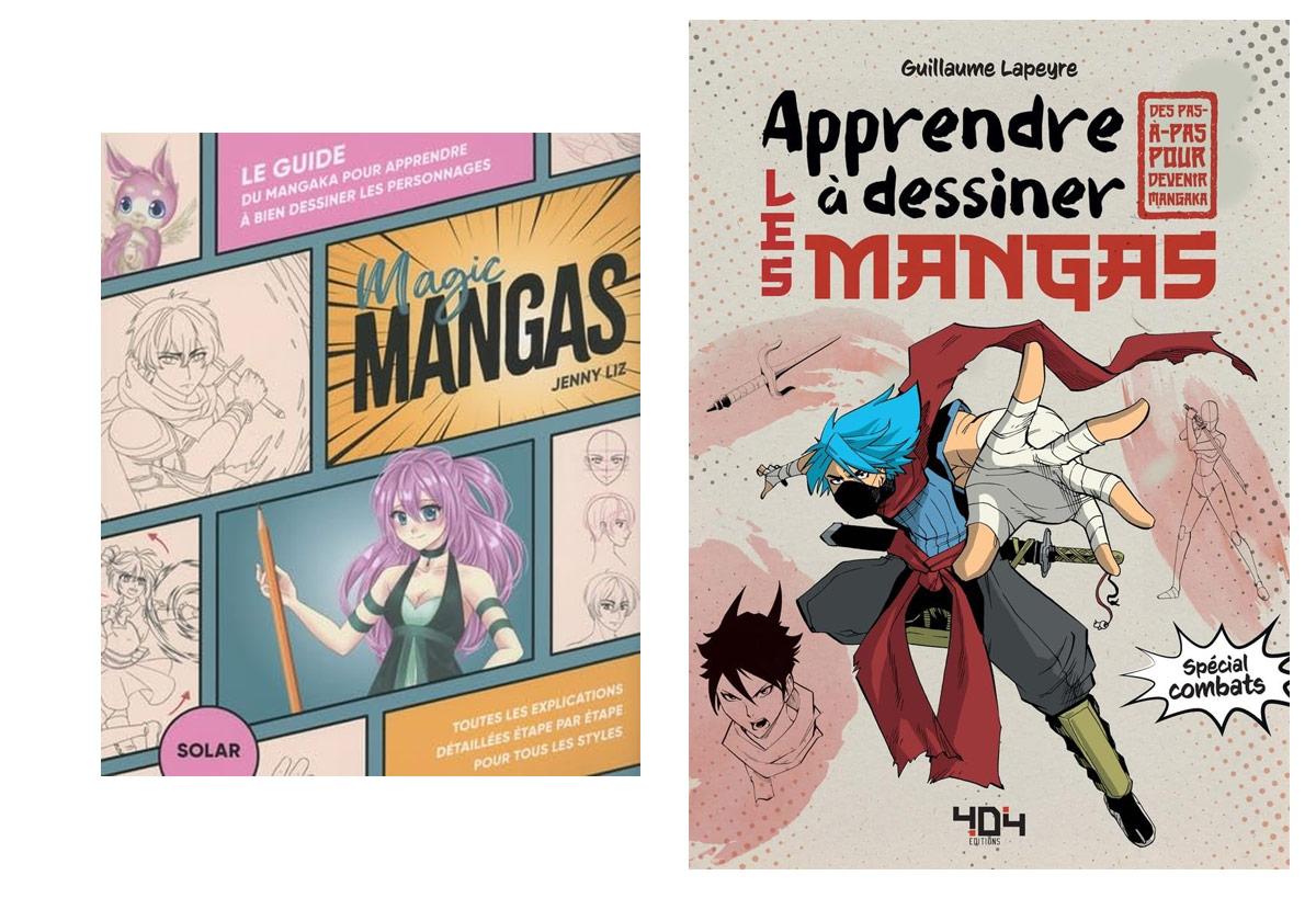 Deux livres de qualité pour apprendre à dessiner les manga