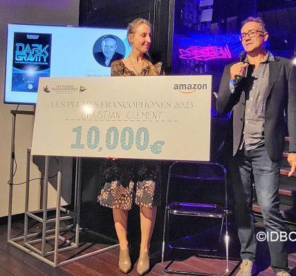 Christian Clément lauréat Plumes francophones Amazon 2023 Dark Gravity