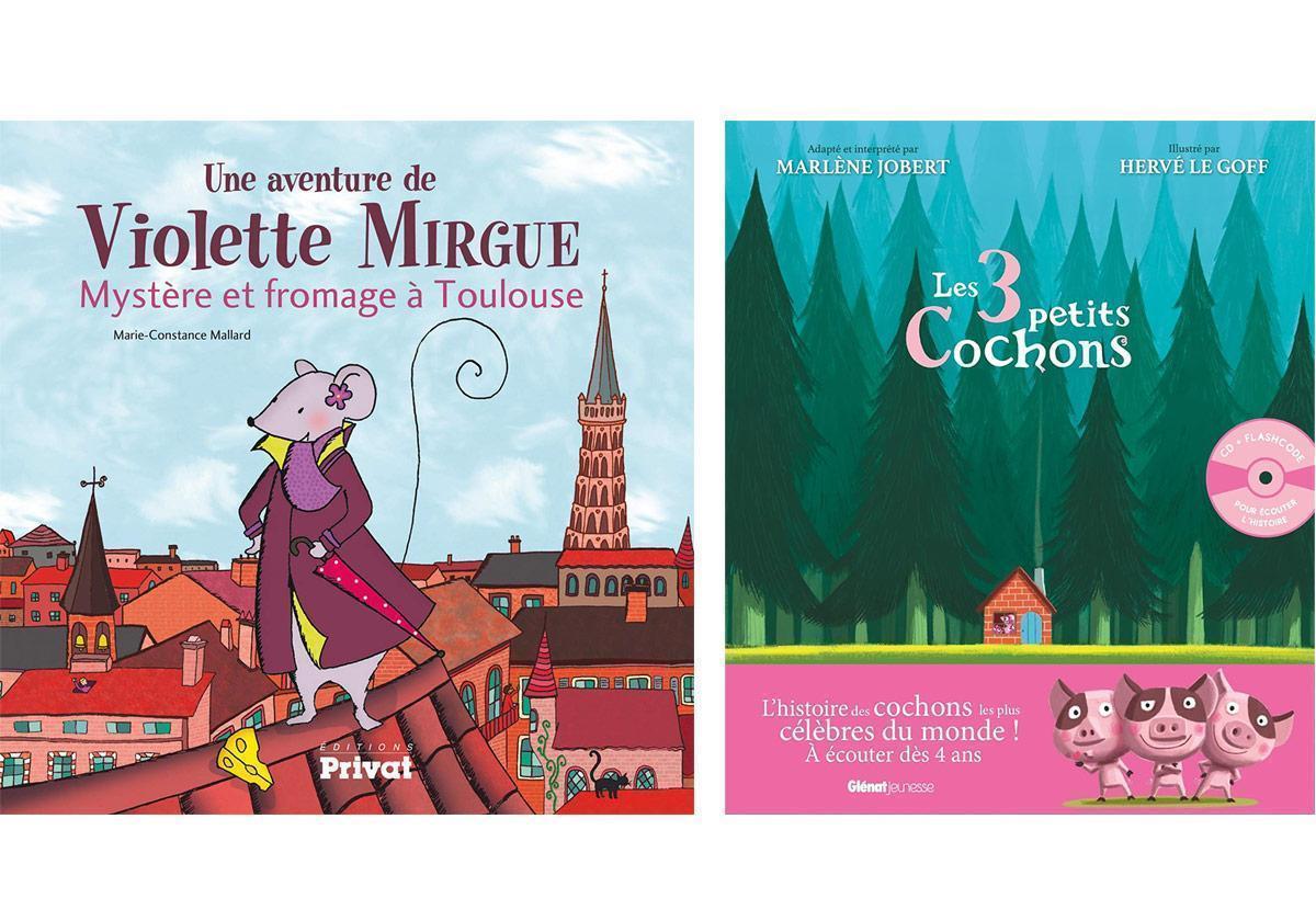Deux livres audio à lire et à écouter pour les enfants