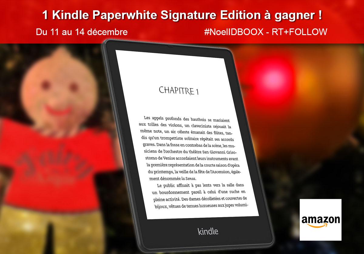 Gagnez 1 Kindle Paperwhite Signature Edition pour lire vos ebooks au coin du feu