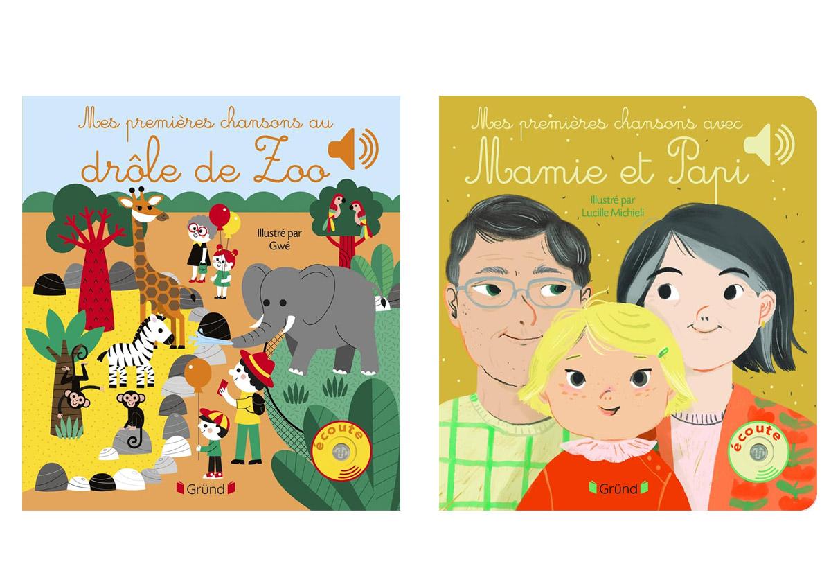Conseils de lecture enfants - Deux livres avec des chansons 