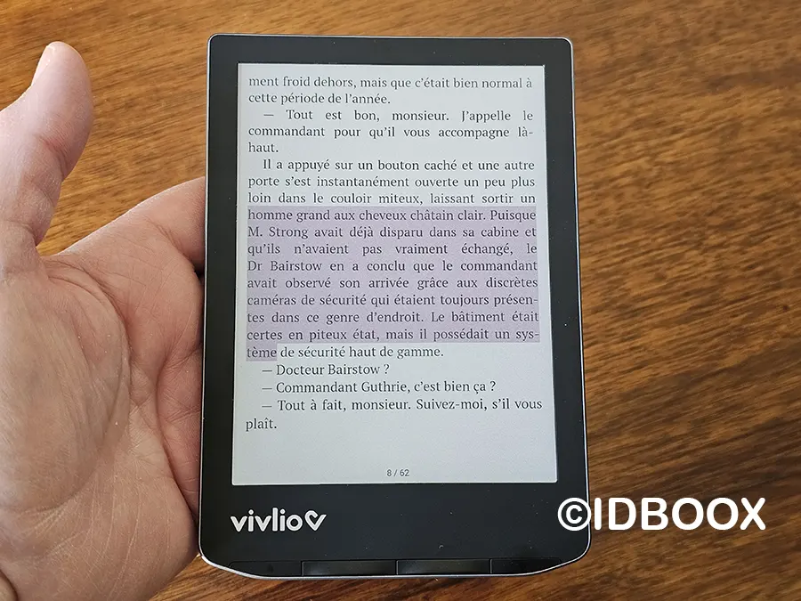 Vivlio Light HD Color test