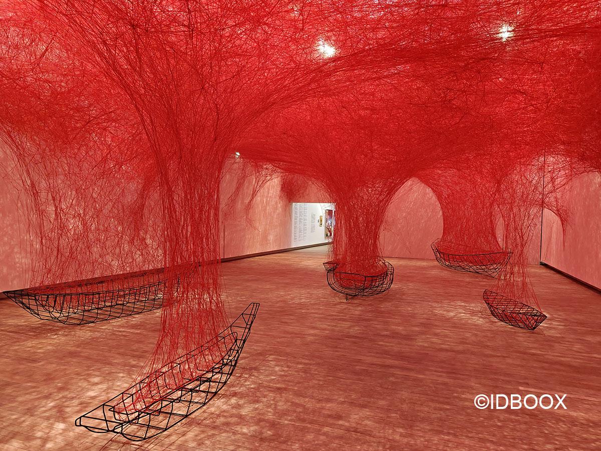 Expo Chiharu Shiota au Grand Palais