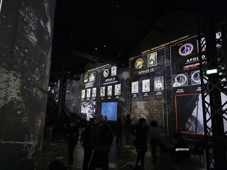 Destination Lune avec Tom Hanks à L'Atelier des Lumières