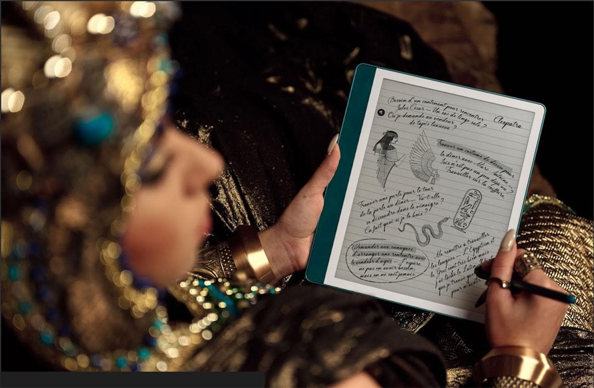 Kindle scribe Cléopâtre 