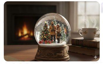 Boule à neige Gemini noël 2025
