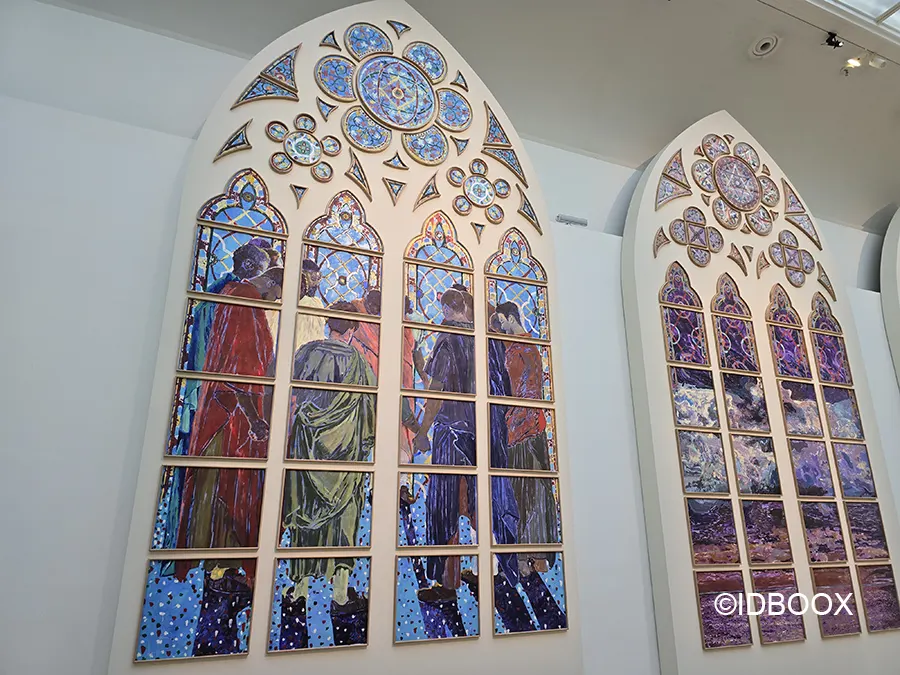 Vitraux Notre dame de paris Expo