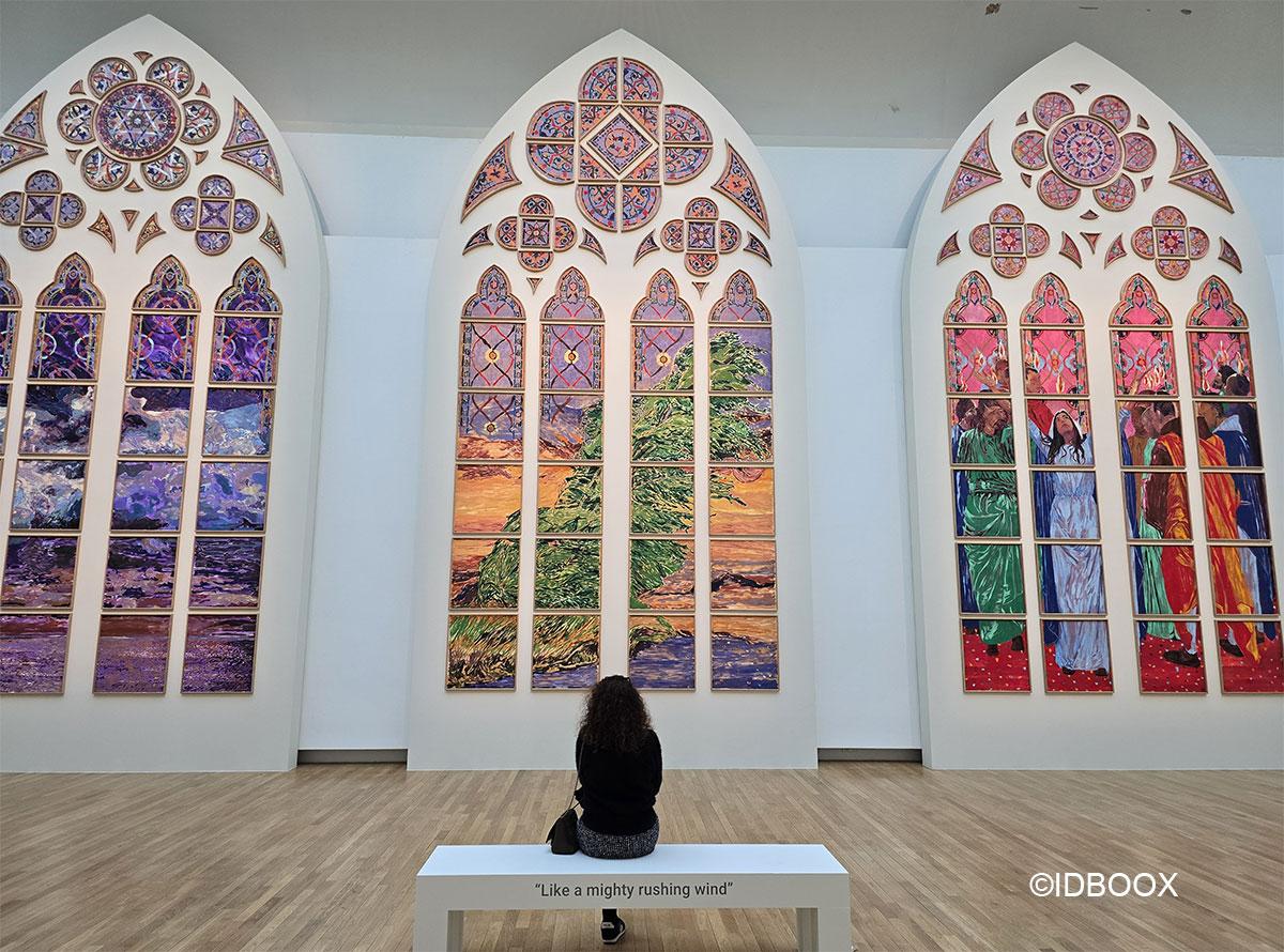 Vitraux Notre dame de paris Expo