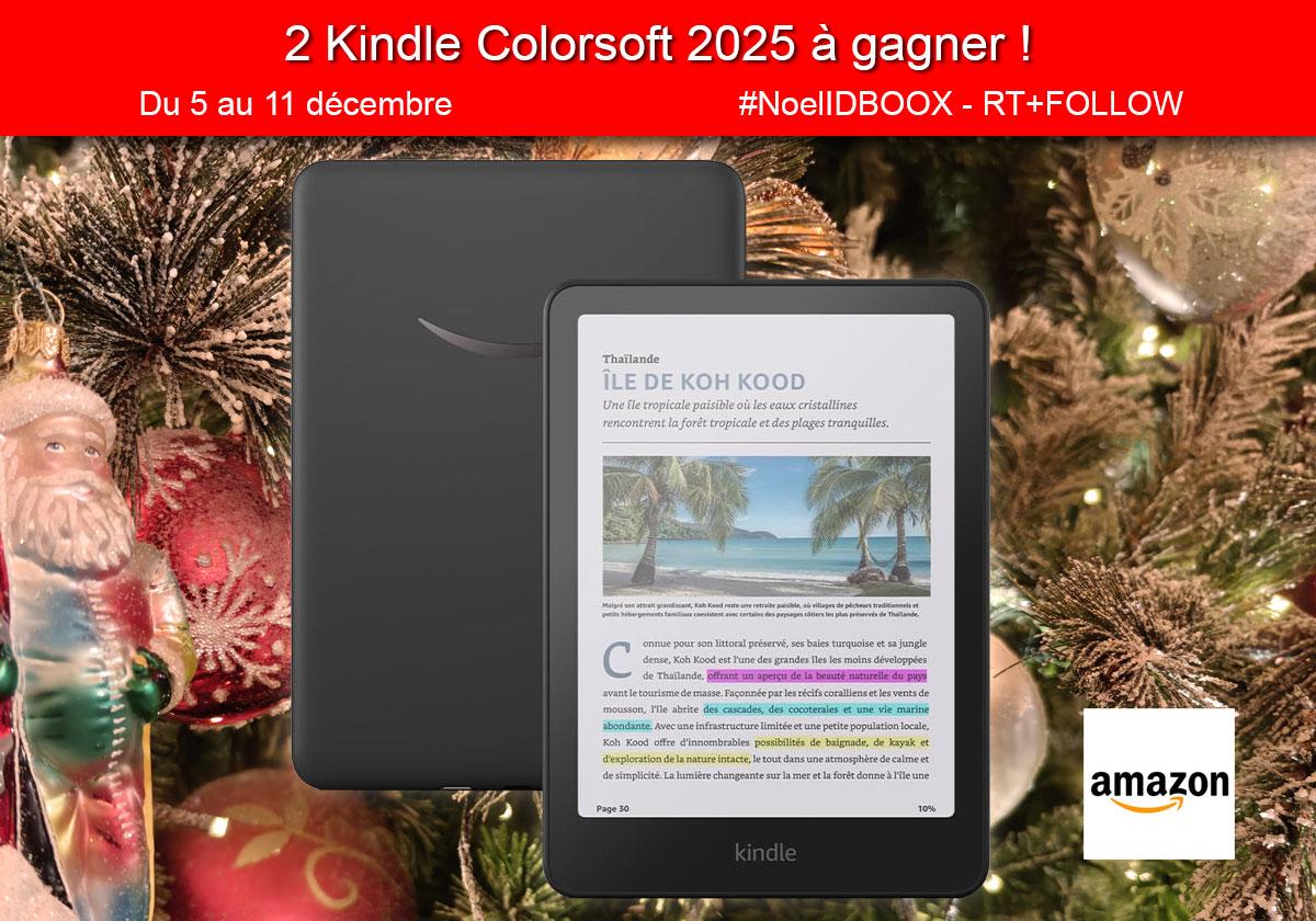 Deux liseuses Kindle Colorsoft à gagner sur idboox.com