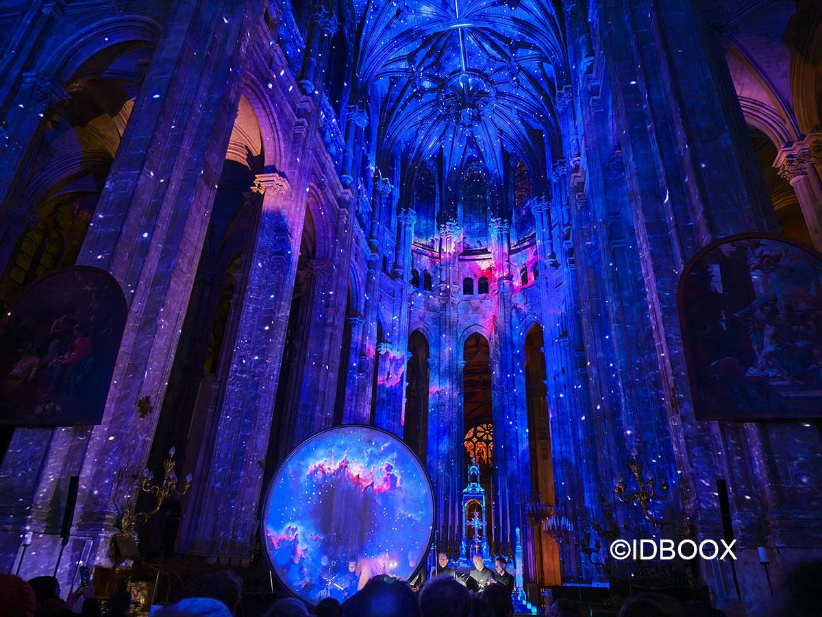 Expo L'Odyssée Céleste 2026 de Luminiscence à l'église Saint-Eustache à Paris Expo L'Odyssée Céleste 2026 de Luminiscence à l'église Saint-Eustache à Paris