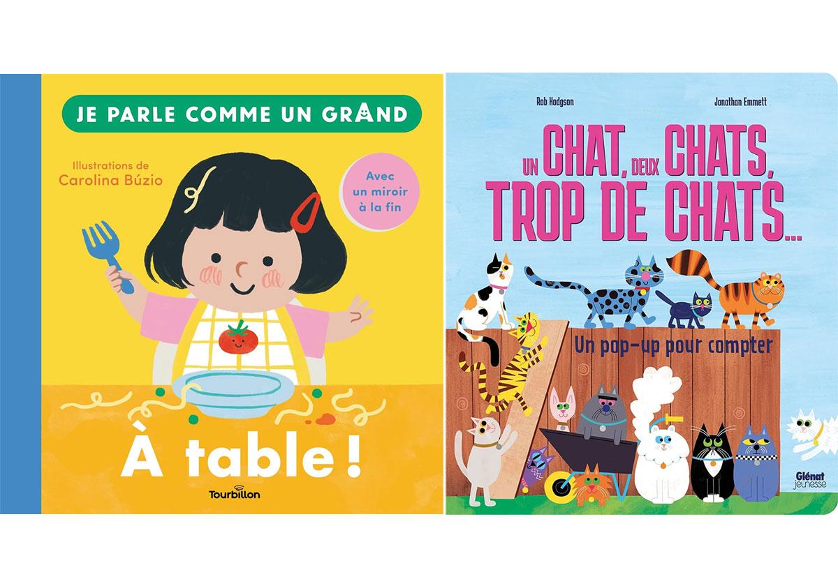 Conseil de lecture : Deux livres amusants pour les enfants avec des chats et de la nourriture 